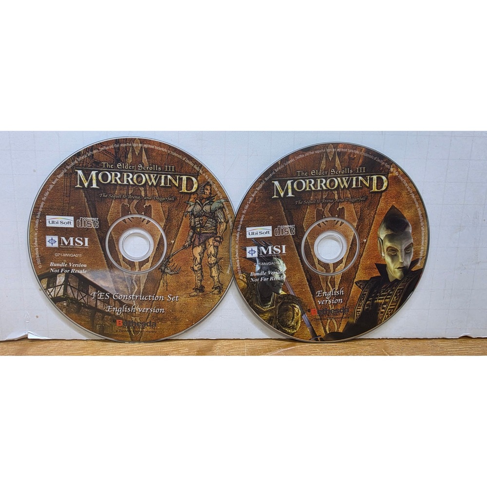 MSI PC Game Bundle Morrowind Ghost Recon Duke Nukem 7-in-1 Collection CD-ROM lot